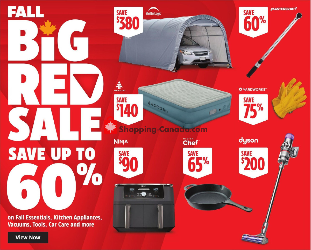 Canadian Tire flyer from Thursday September 17, 2026 to Thursday September 24, 2026 - page 2