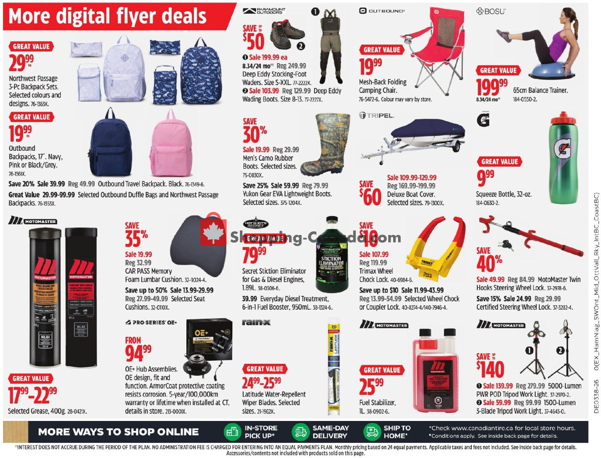 Canadian Tire flyer from Thursday September 17, 2026 to Thursday September 24, 2026 - page 32