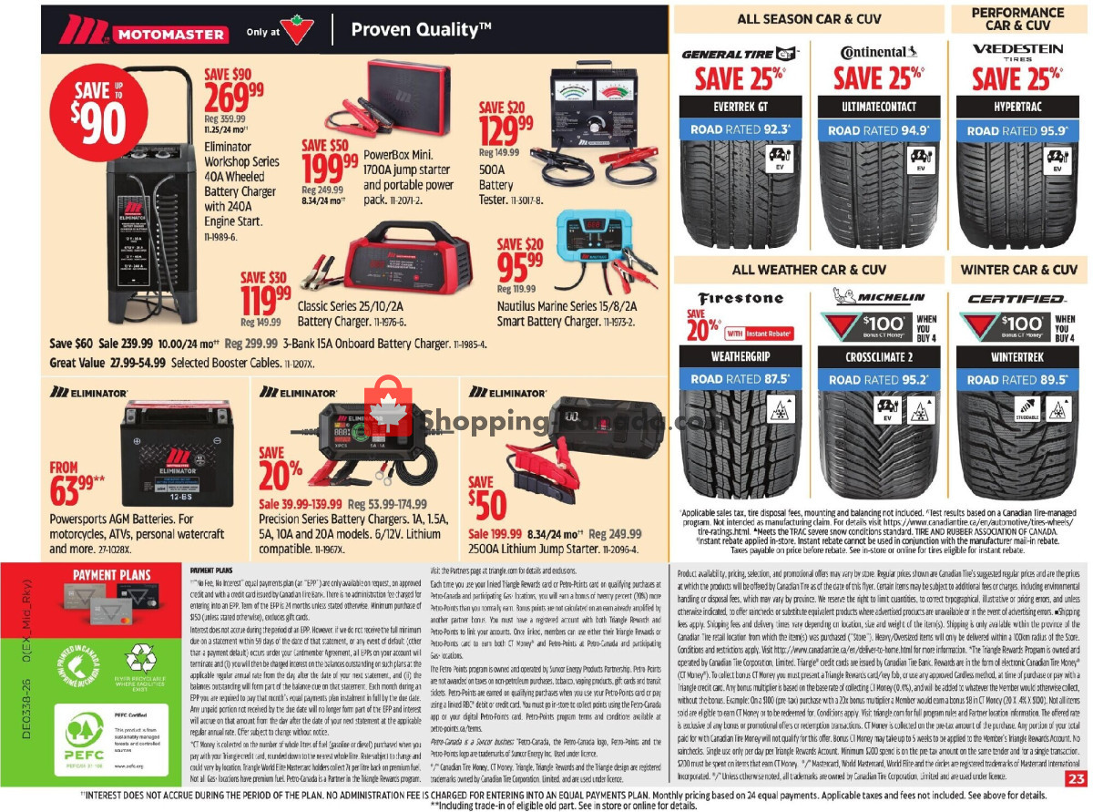 Canadian Tire flyer from Thursday September 17, 2026 to Thursday September 24, 2026 - page 36