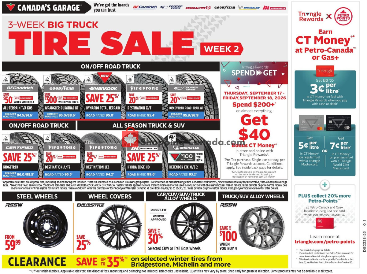 Canadian Tire flyer from Thursday September 17, 2026 to Thursday September 24, 2026 - page 38