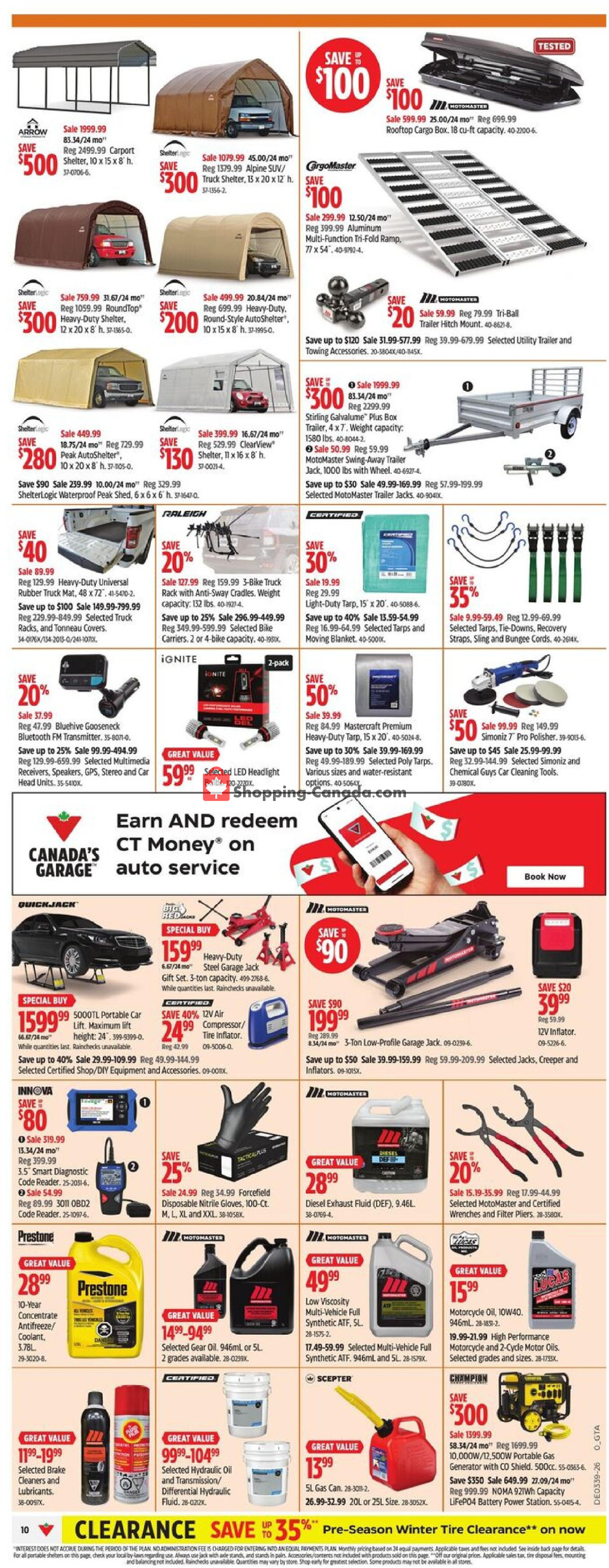 Canadian Tire flyer from Friday September 25, 2026 to Thursday October 1, 2026 - page 11