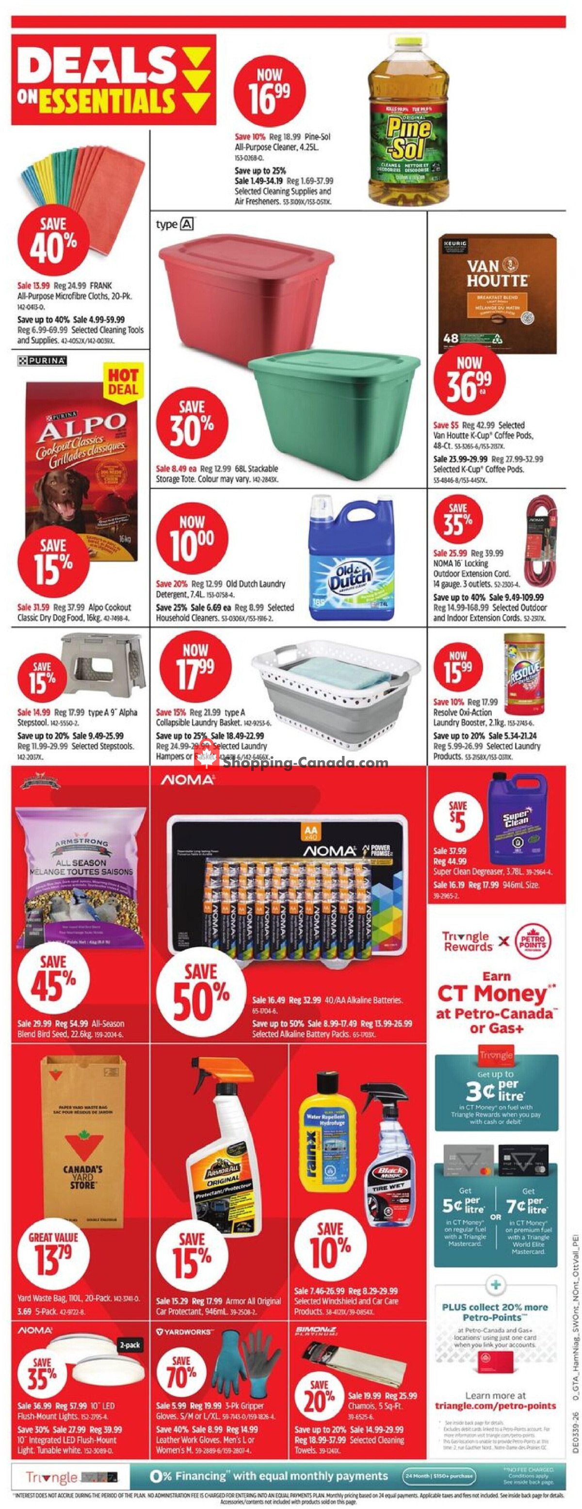 Canadian Tire flyer from Friday September 25, 2026 to Thursday October 1, 2026 - page 13