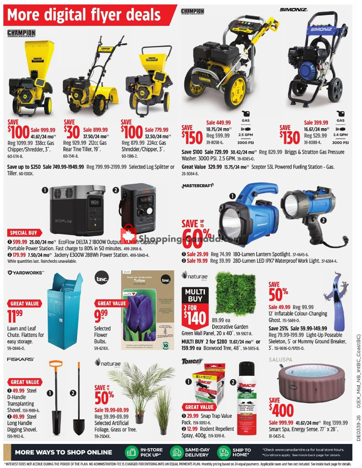 Canadian Tire flyer from Friday September 25, 2026 to Thursday October 1, 2026 - page 16