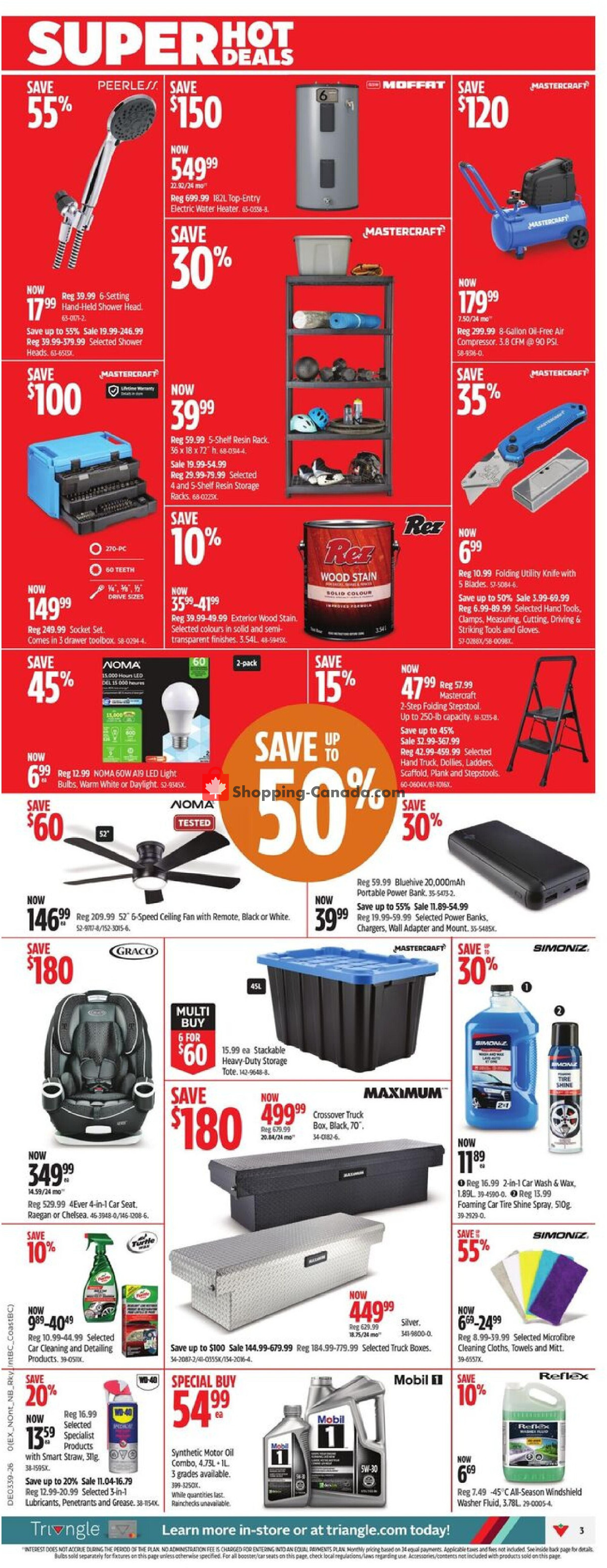 Canadian Tire flyer from Friday September 25, 2026 to Thursday October 1, 2026 - page 4