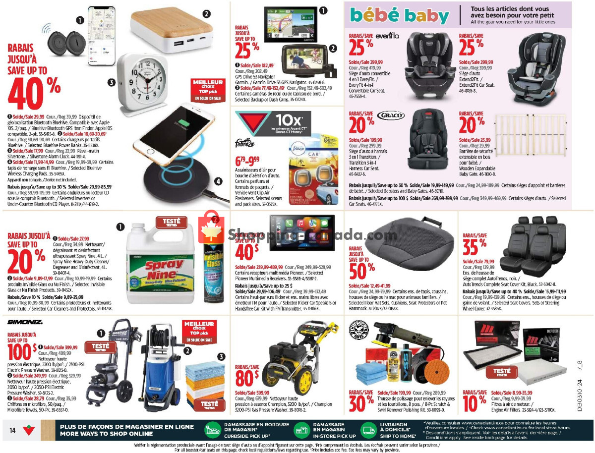 Canadian Tire flyer from Thursday February 29, 2024 to Wednesday March 6, 2024 - page 14