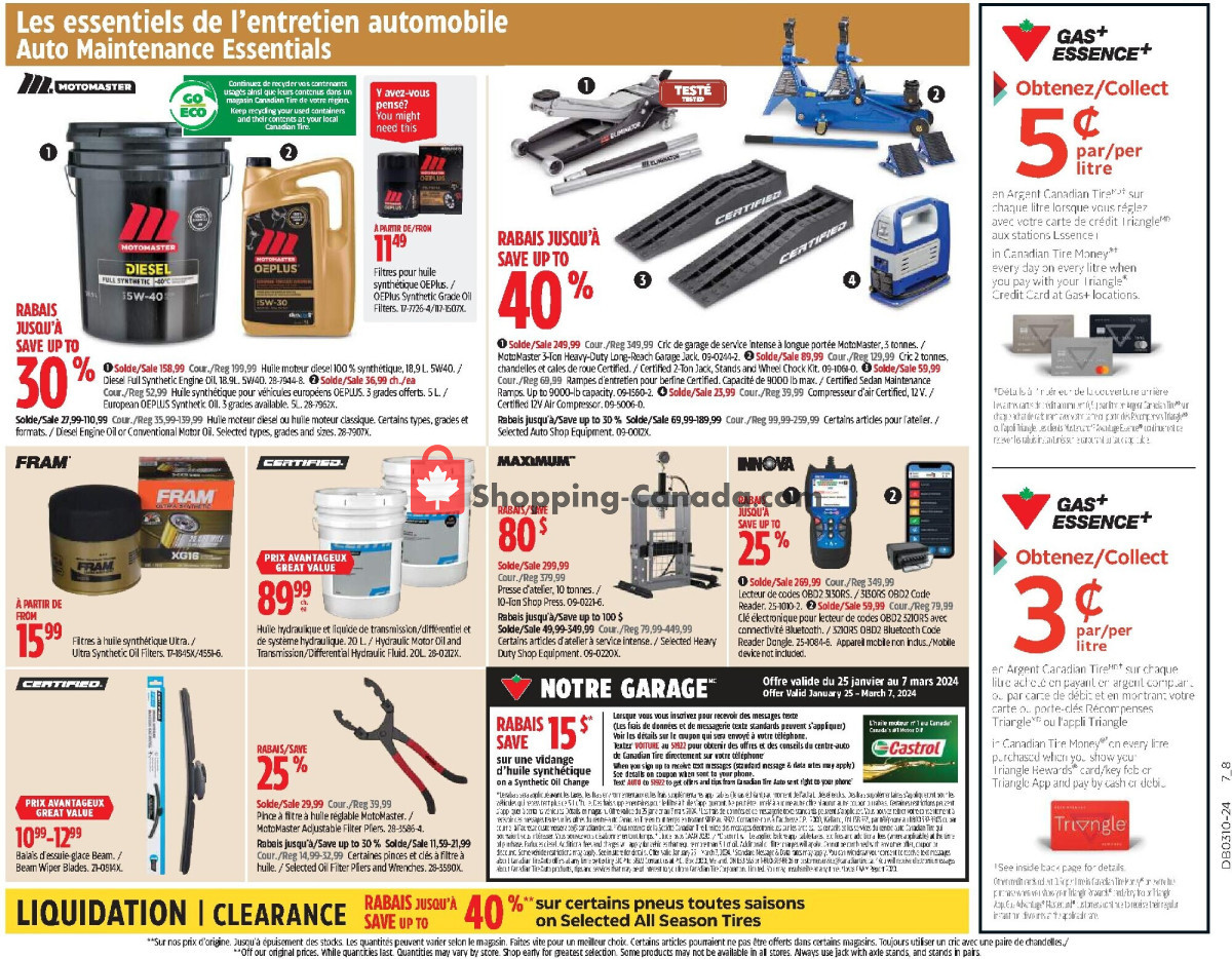 Canadian Tire flyer from Thursday February 29, 2024 to Wednesday March 6, 2024 - page 16