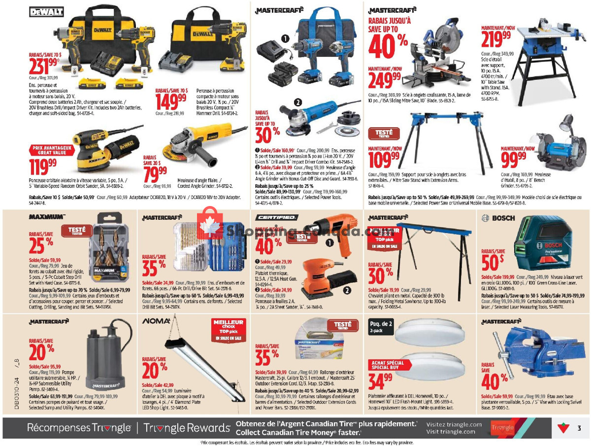 Canadian Tire flyer from Thursday February 29, 2024 to Wednesday March 6, 2024 - page 3
