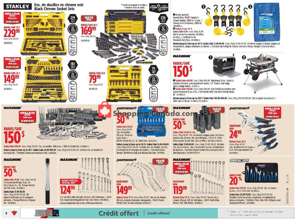 Canadian Tire flyer from Thursday February 29, 2024 to Wednesday March 6, 2024 - page 4