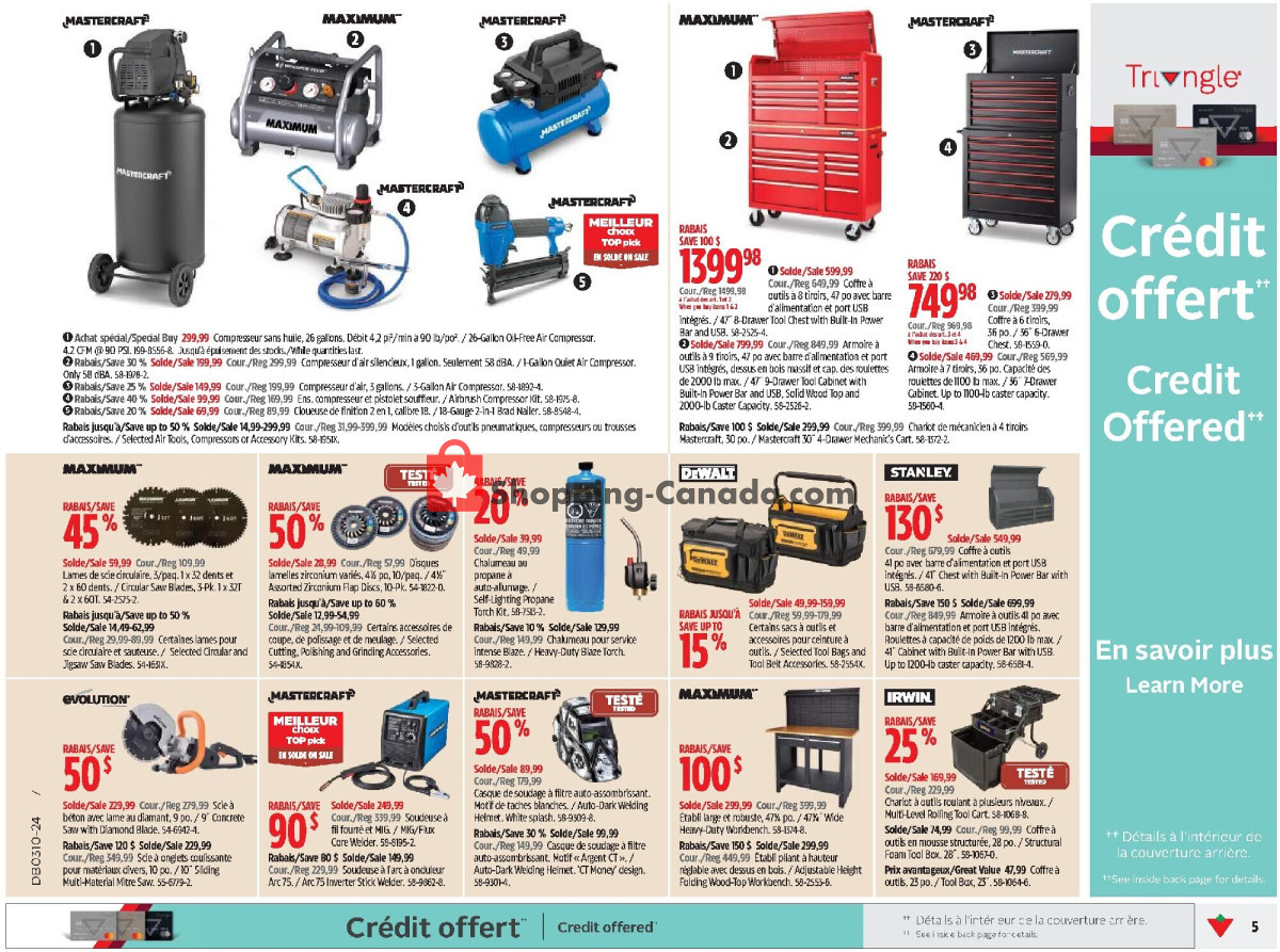 Canadian Tire flyer from Thursday February 29, 2024 to Wednesday March 6, 2024 - page 5