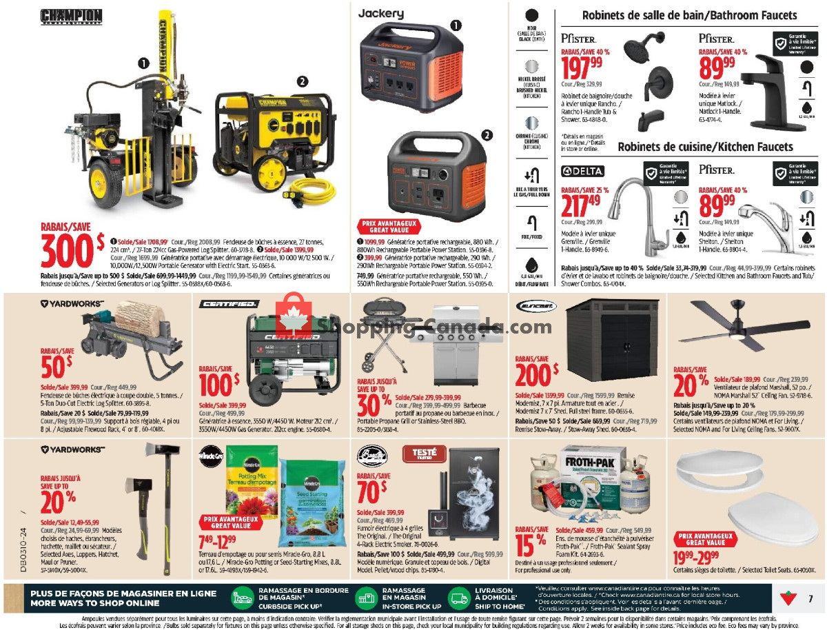 Canadian Tire flyer from Thursday February 29, 2024 to Wednesday March 6, 2024 - page 7
