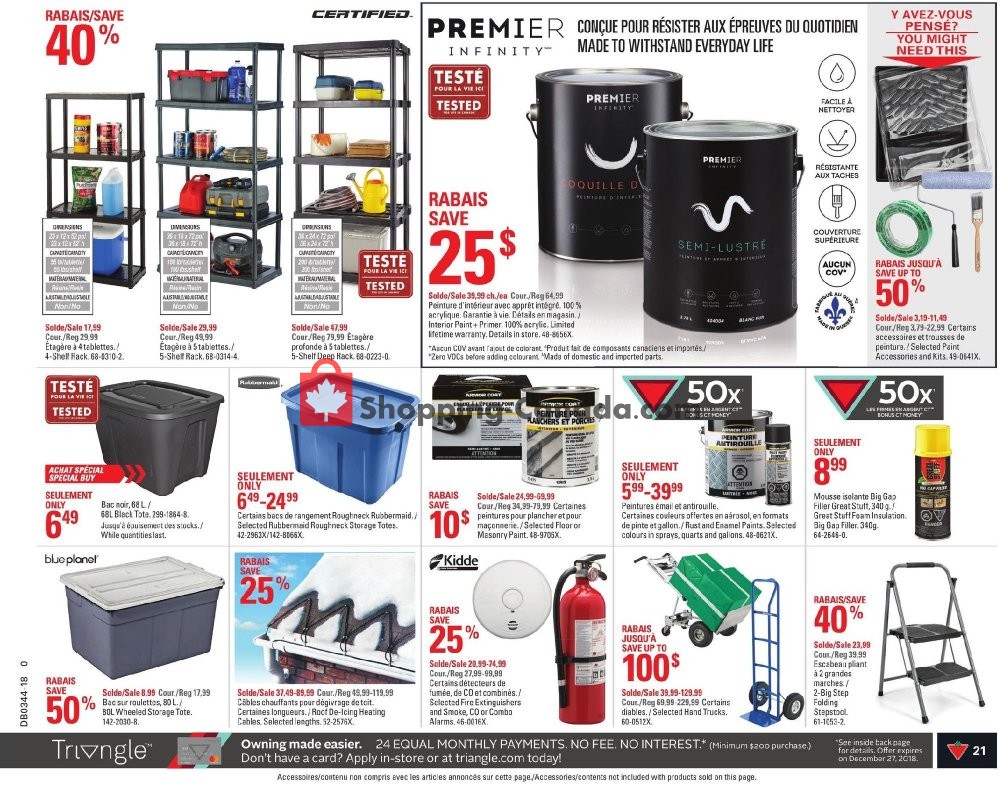Canadian Tire flyer from Friday October 26, 2018 to Thursday November 1, 2018 - page 23