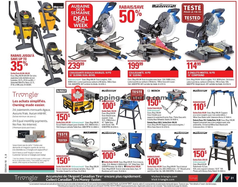 Canadian Tire flyer from Friday October 26, 2018 to Thursday November 1, 2018 - page 33