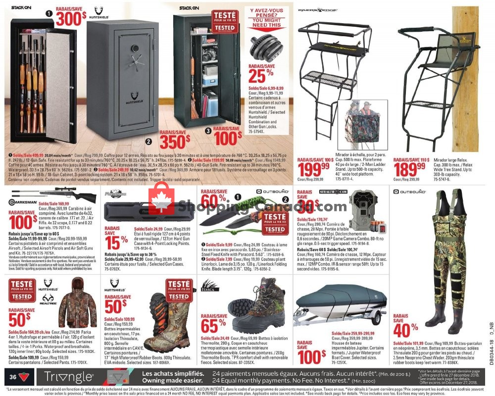 Canadian Tire flyer from Friday October 26, 2018 to Thursday November 1, 2018 - page 38