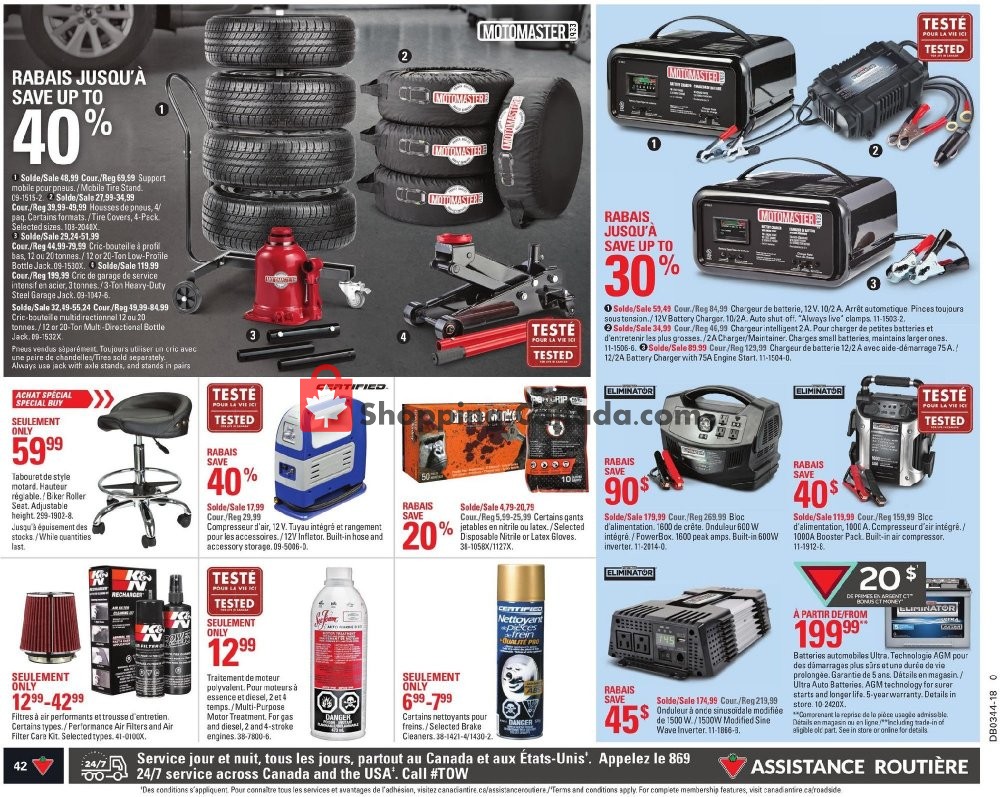 Canadian Tire flyer from Friday October 26, 2018 to Thursday November 1, 2018 - page 44