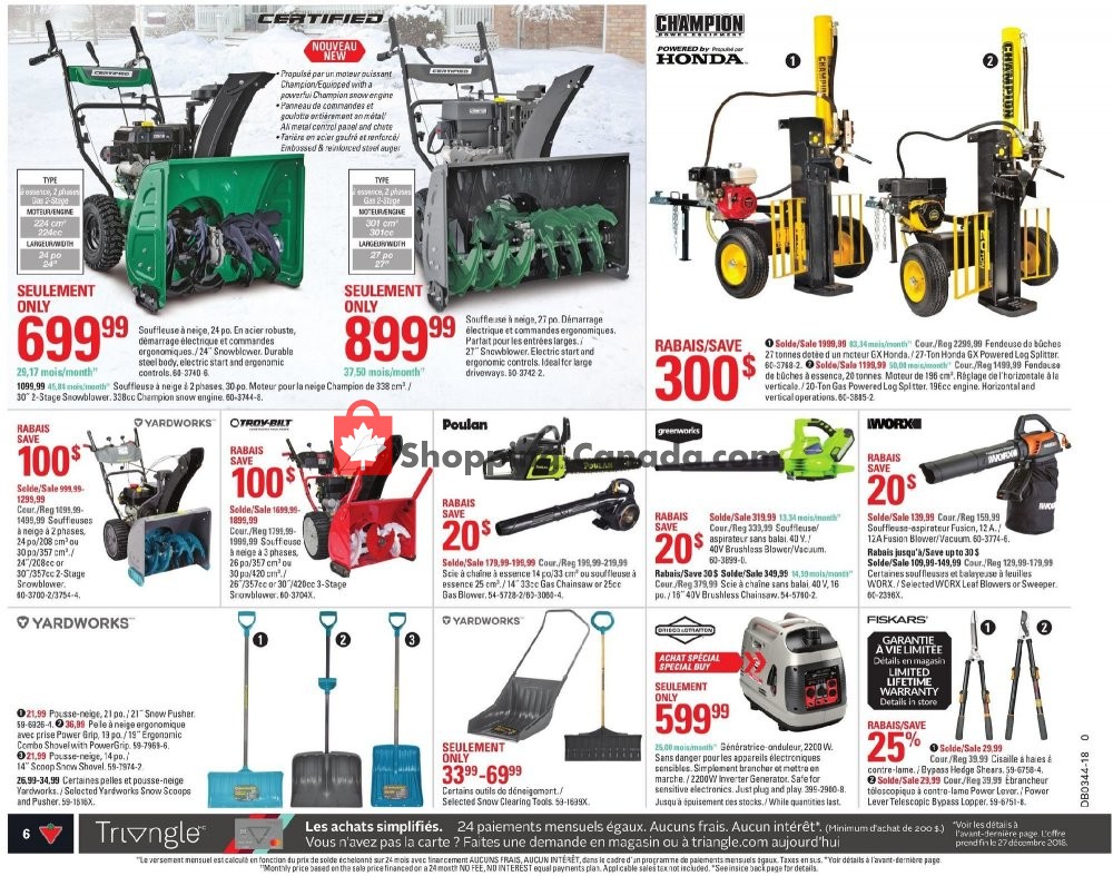 Canadian Tire flyer from Friday October 26, 2018 to Thursday November 1, 2018 - page 8