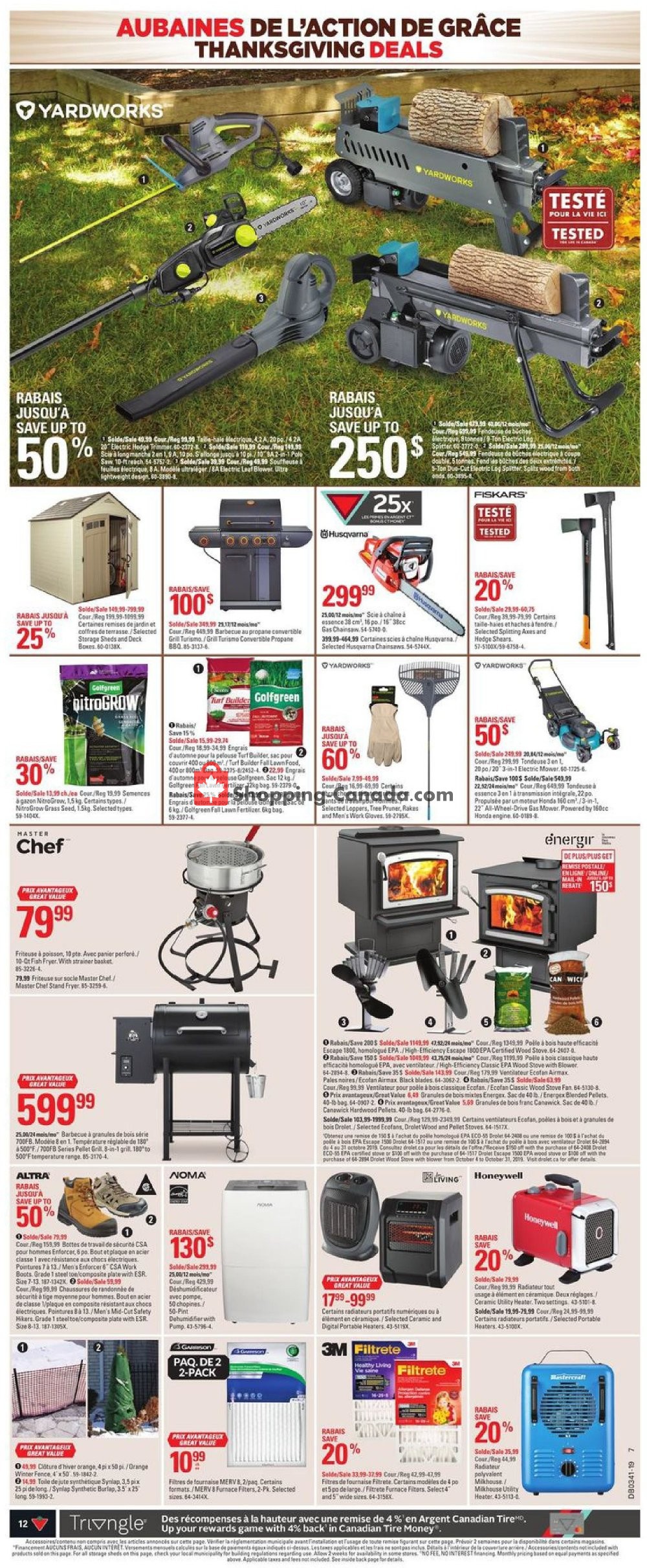 Canadian Tire flyer from Thursday October 3, 2019 to Wednesday October 9, 2019 - page 12