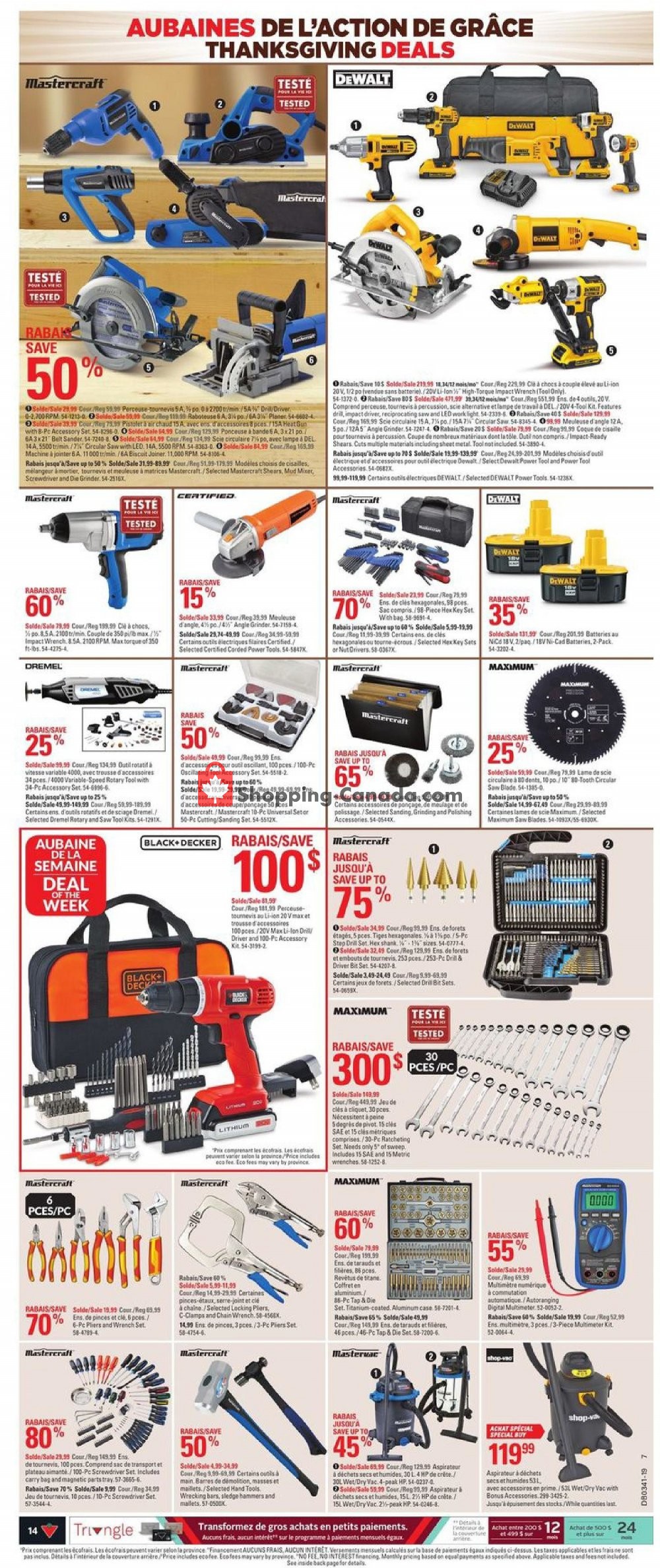 Canadian Tire flyer from Thursday October 3, 2019 to Wednesday October 9, 2019 - page 14