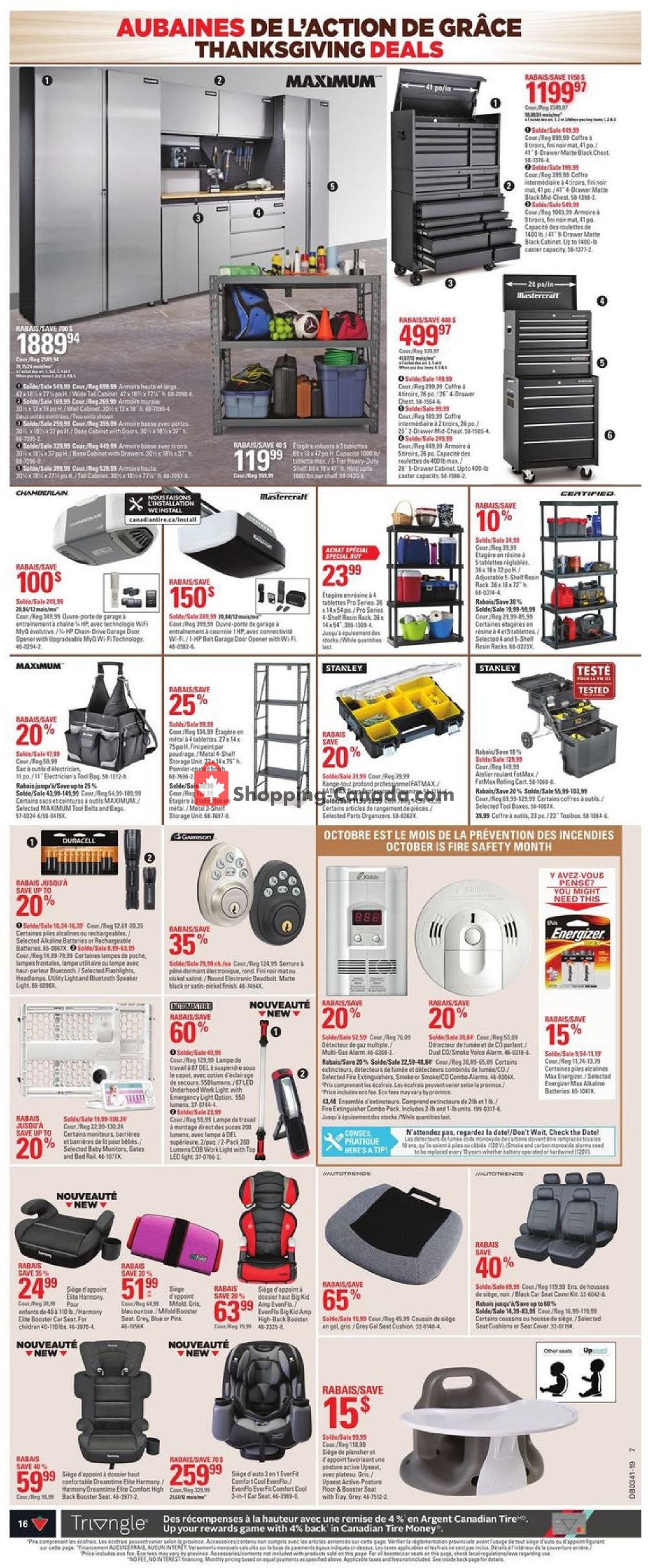 Canadian Tire flyer from Thursday October 3, 2019 to Wednesday October 9, 2019 - page 16