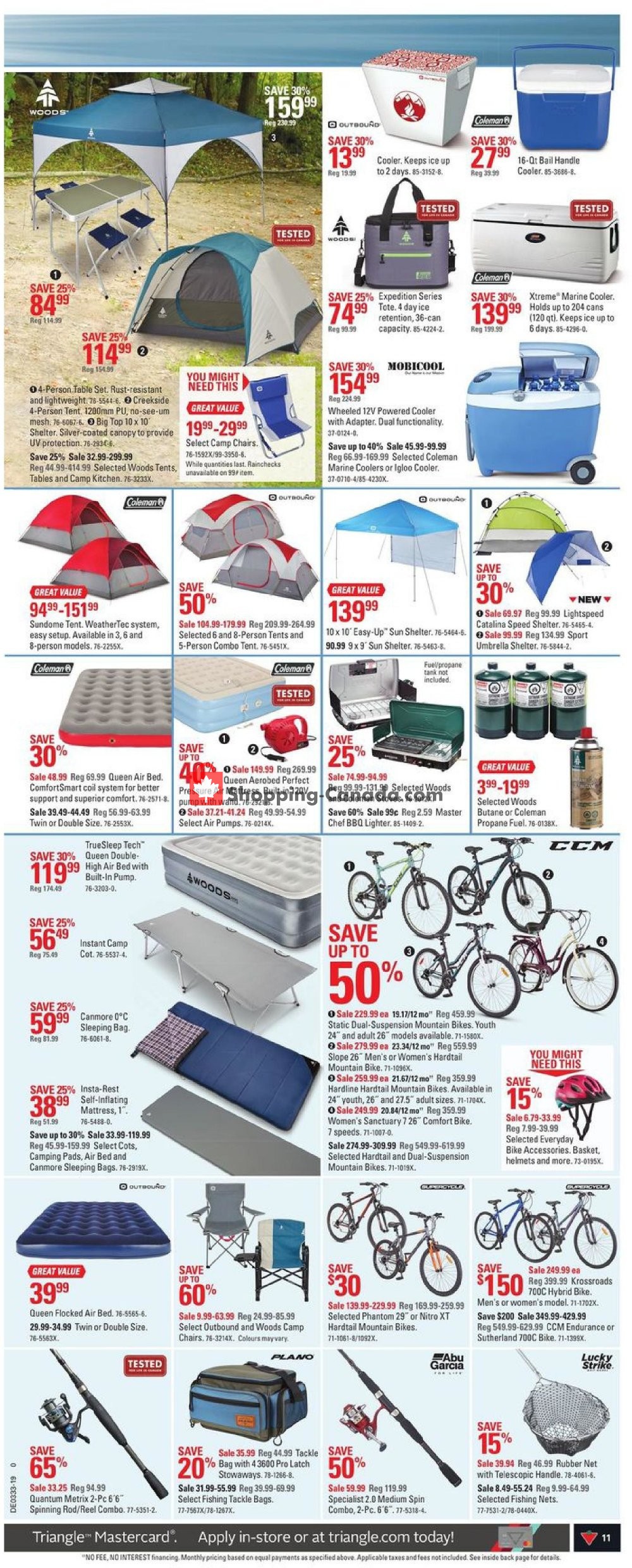 Canadian Tire flyer from Thursday August 8, 2019 to Thursday August 15, 2019 - page 11