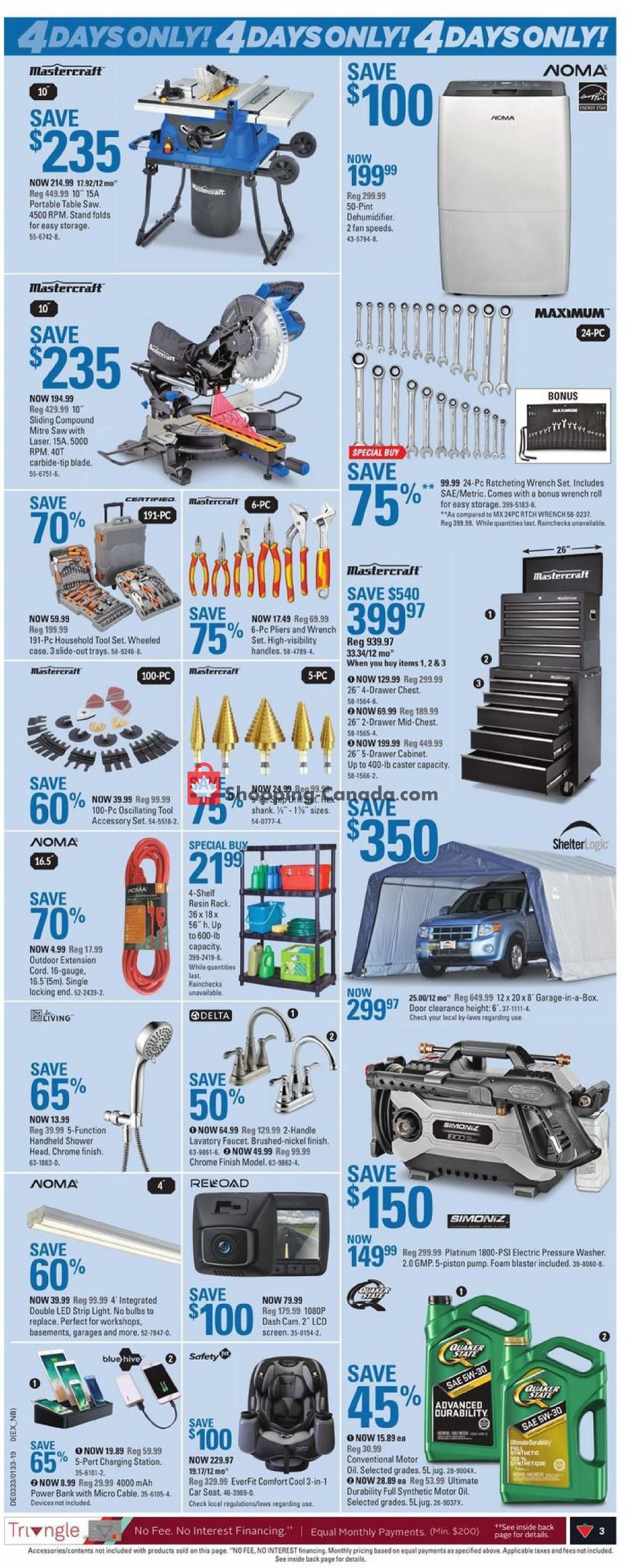 Canadian Tire flyer from Thursday August 8, 2019 to Thursday August 15, 2019 - page 3