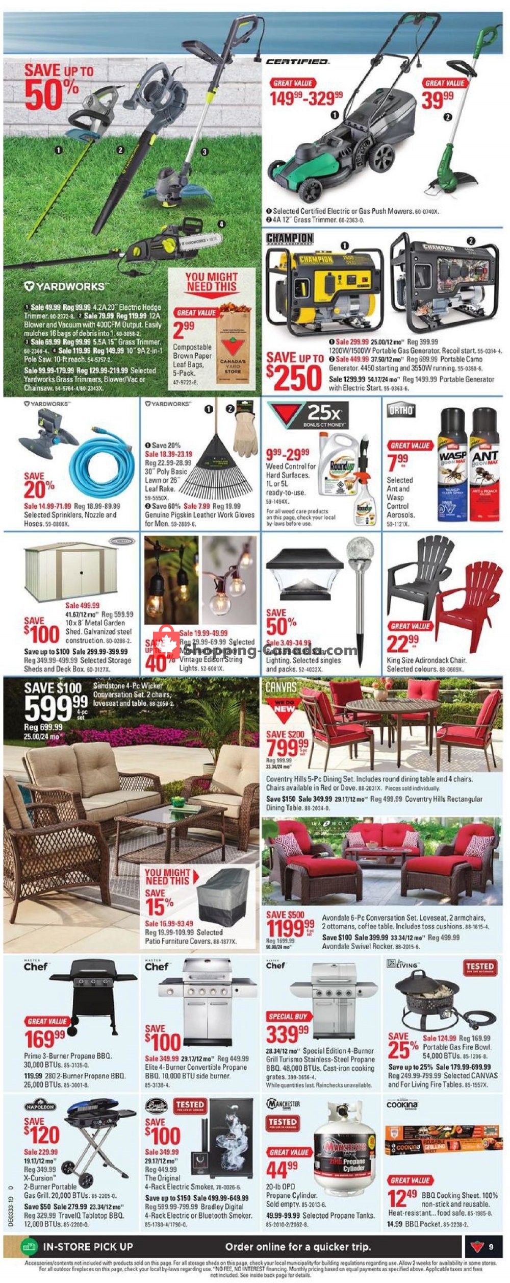 Canadian Tire flyer from Thursday August 8, 2019 to Thursday August 15, 2019 - page 9