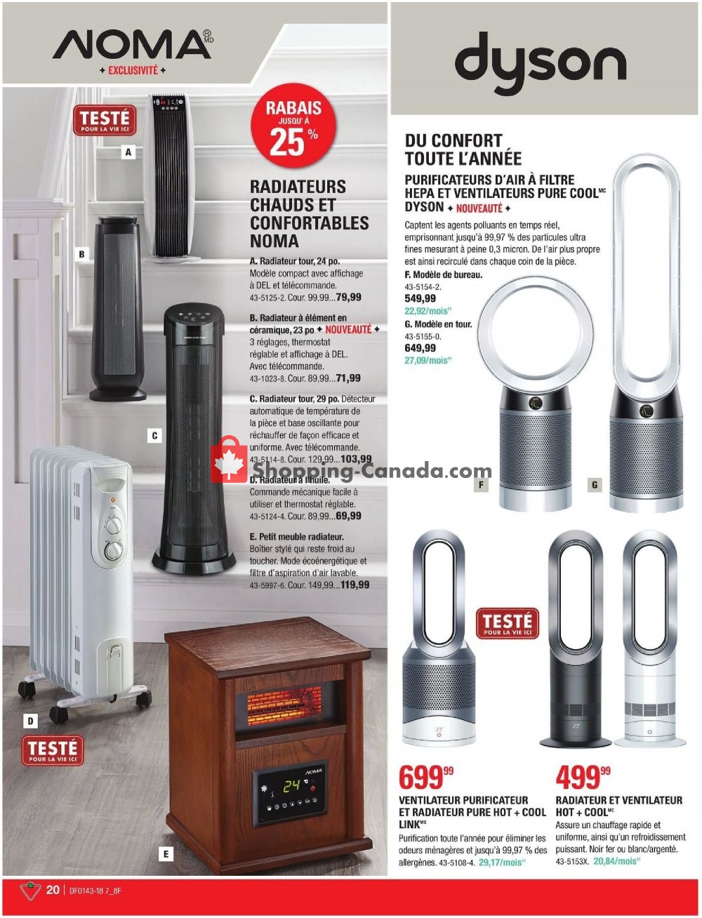 Canadian Tire flyer from Friday October 19, 2018 to Thursday November 8, 2018 - page 20