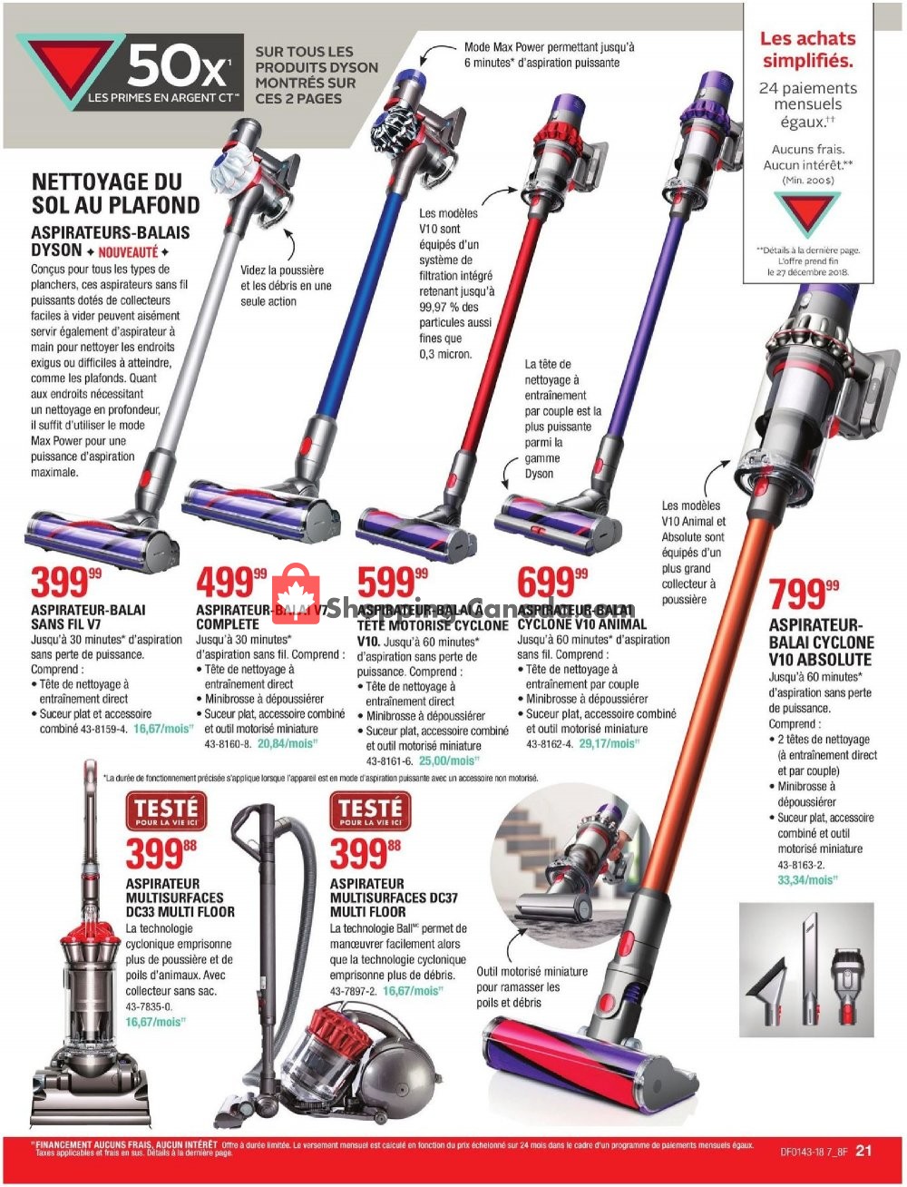 Canadian Tire flyer from Friday October 19, 2018 to Thursday November 8, 2018 - page 21