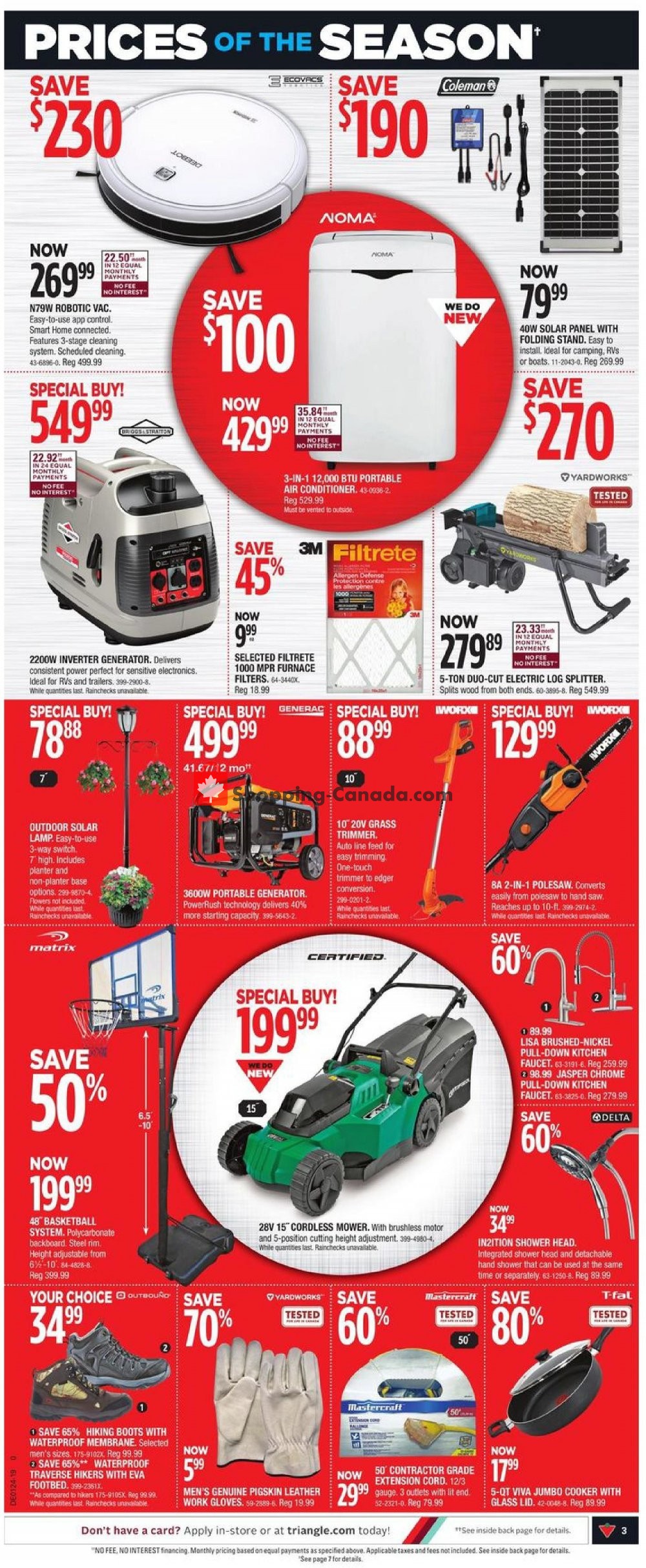 Canadian Tire Canada, flyer (Big red weekend) June 6 June 9, 2019