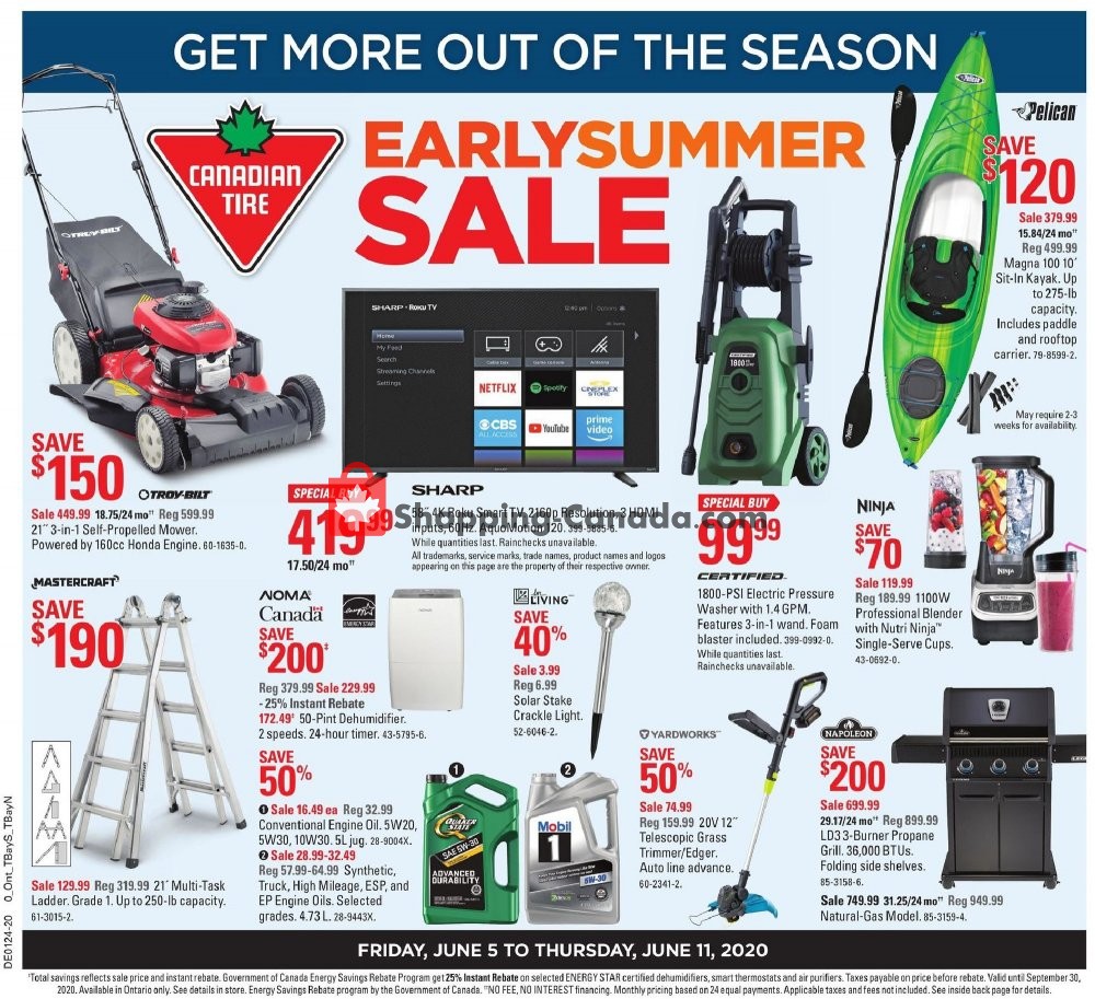 Canadian Tire flyer from Friday June 5, 2020 to Thursday June 11, 2020 - page 30