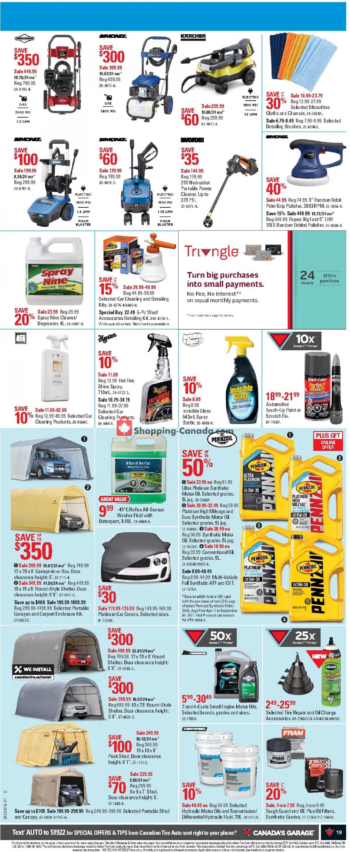 Canadian Tire flyer from Friday May 7, 2021 to Thursday May 13, 2021 - page 19