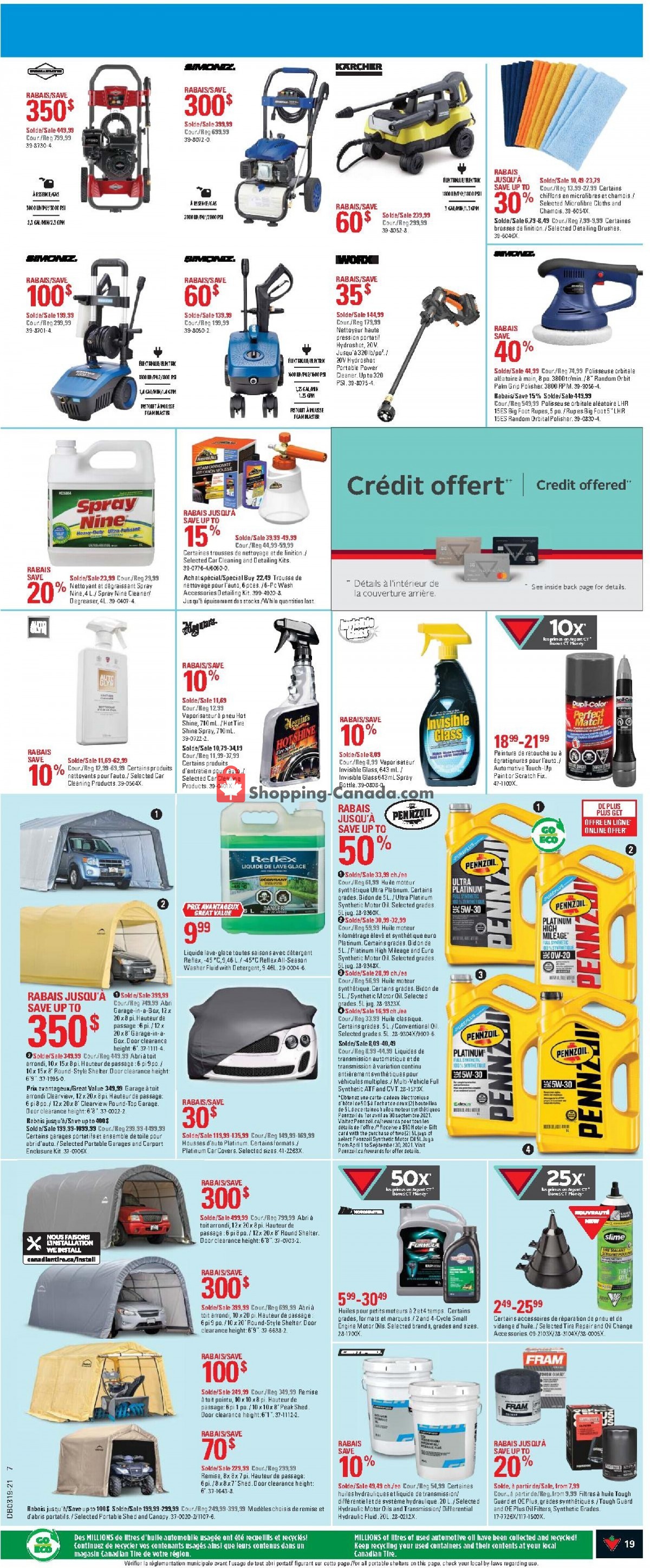 Canadian Tire flyer from Thursday May 6, 2021 to Wednesday May 12, 2021 - page 19