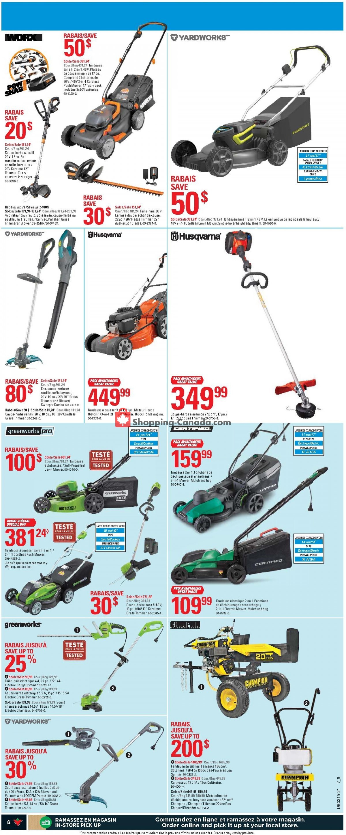 Canadian Tire flyer from Thursday May 6, 2021 to Wednesday May 12, 2021 - page 6