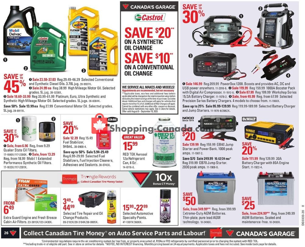 Canadian Tire flyer from Friday August 7, 2020 to Thursday August 13, 2020 - page 39