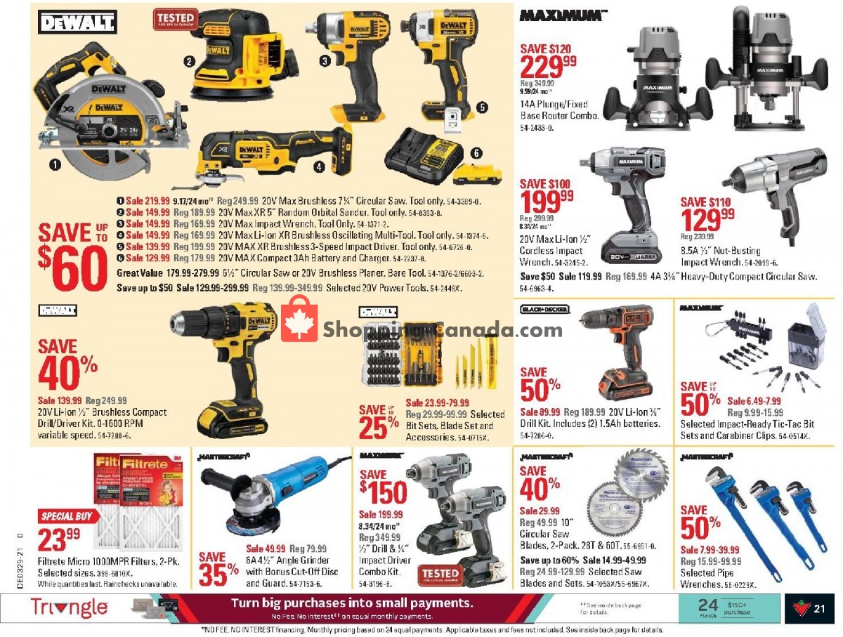 Canadian Tire flyer from Friday July 16, 2021 to Thursday July 22, 2021 - page 20