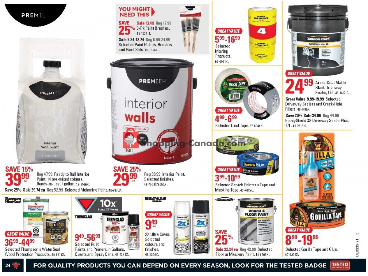 Canadian Tire flyer from Friday July 16, 2021 to Thursday July 22, 2021 - page 23