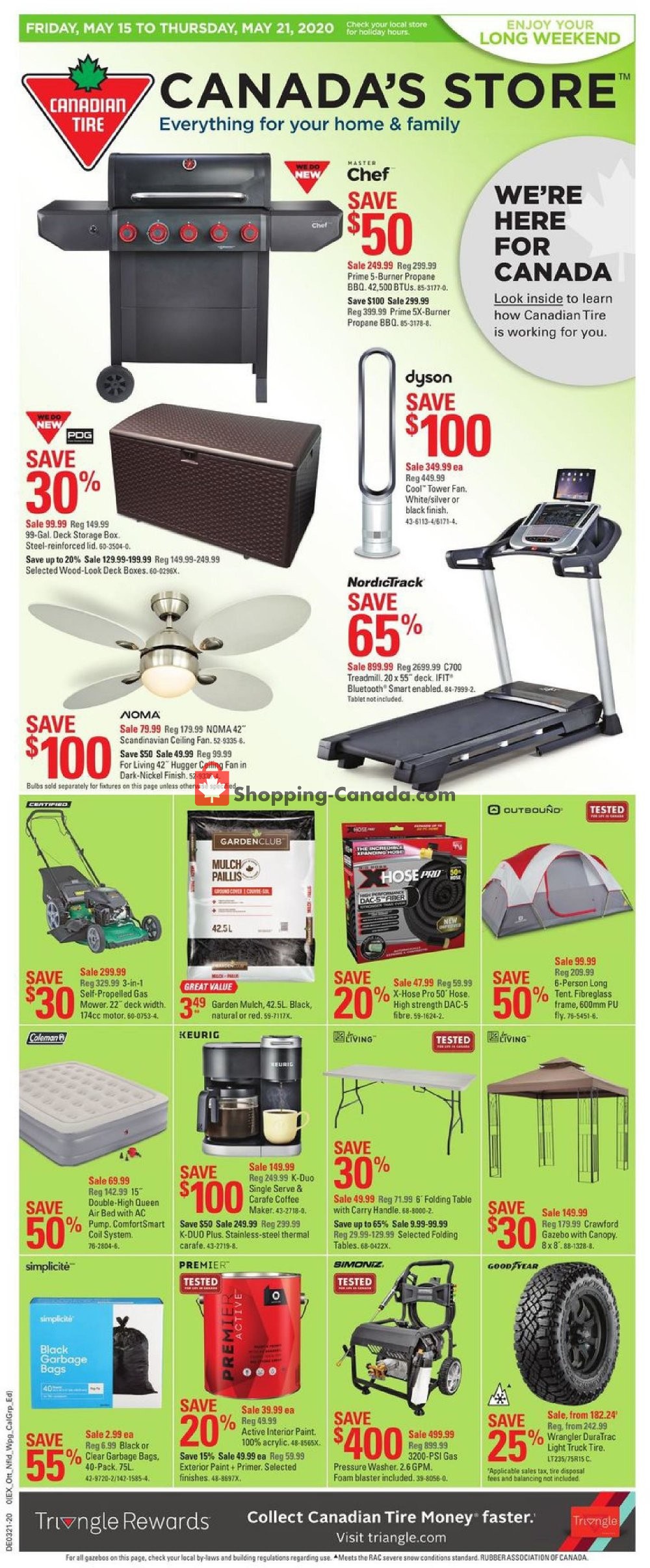 Canadian Tire Canada, flyer (Canada's Store ON) May 15 May 21