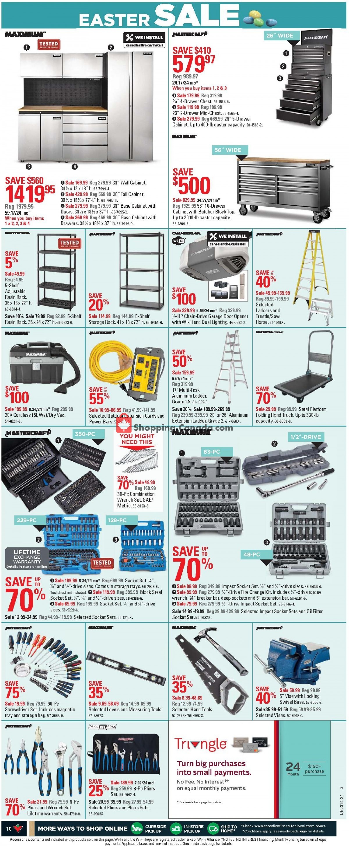 Canadian Tire flyer from Friday April 2, 2021 to Thursday April 8, 2021 - page 10