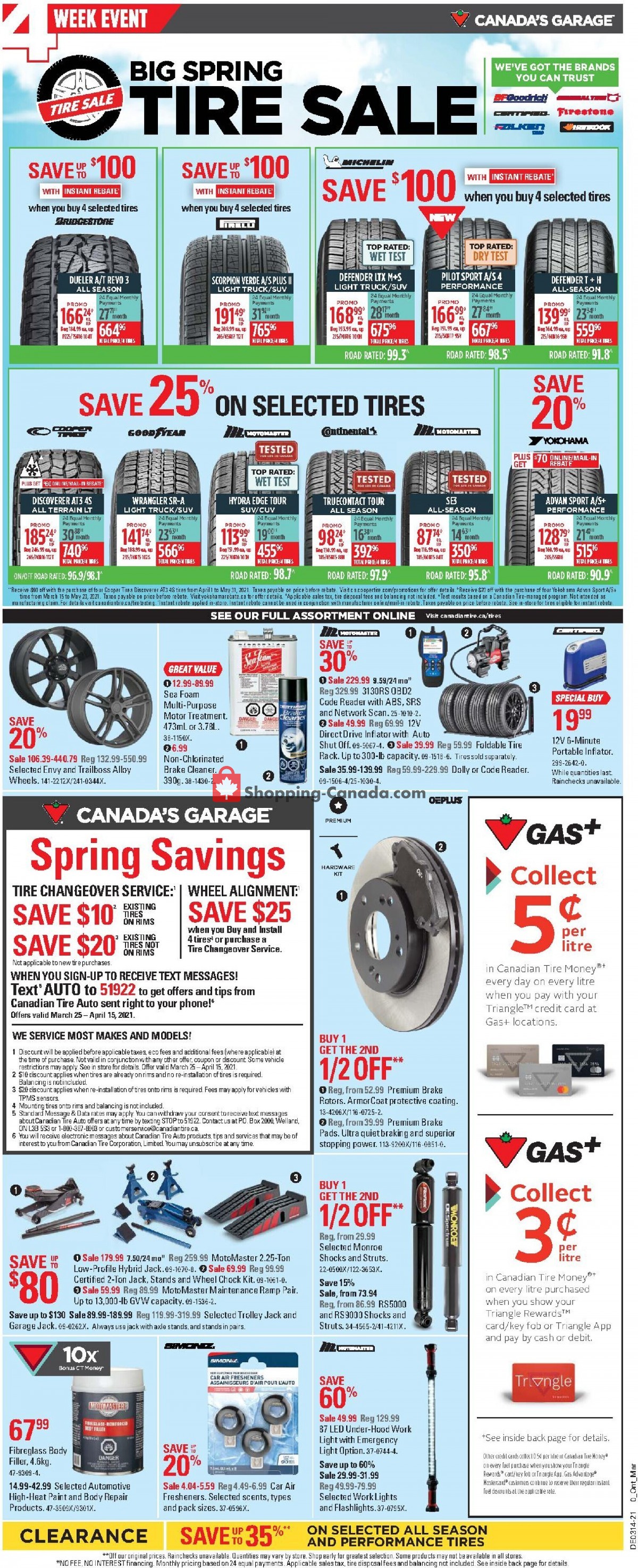 Canadian Tire flyer from Friday April 2, 2021 to Thursday April 8, 2021 - page 14