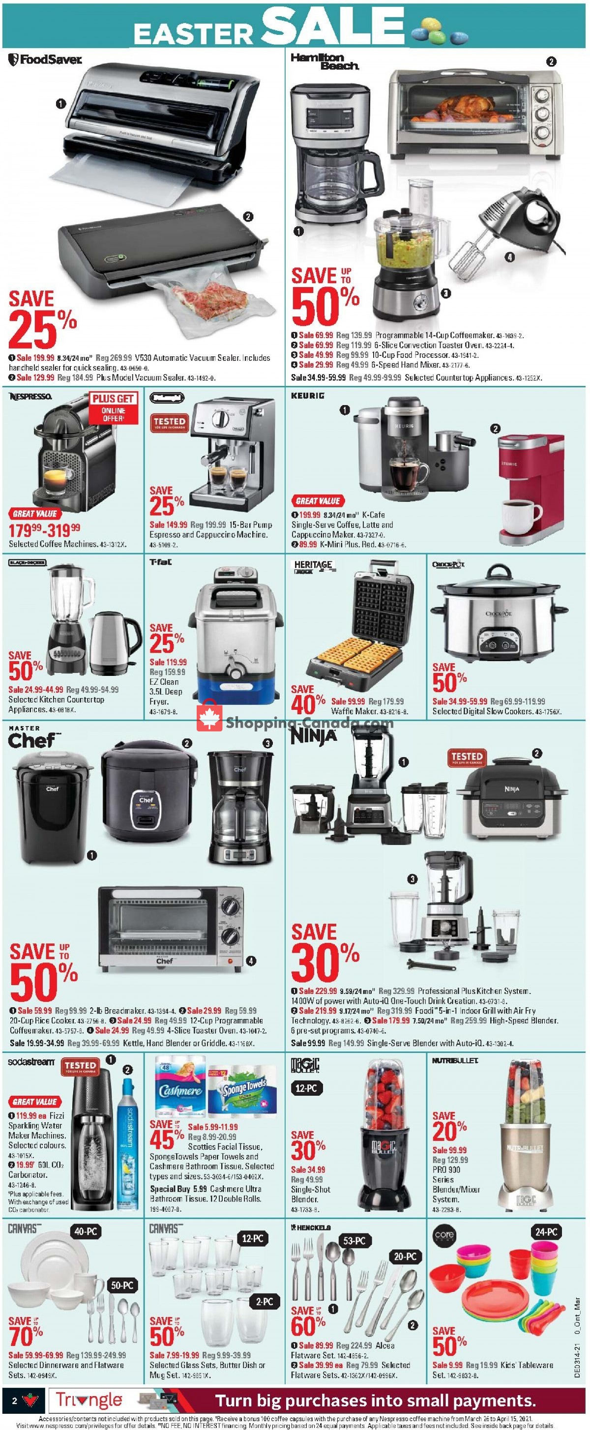 Canadian Tire flyer from Friday April 2, 2021 to Thursday April 8, 2021 - page 2