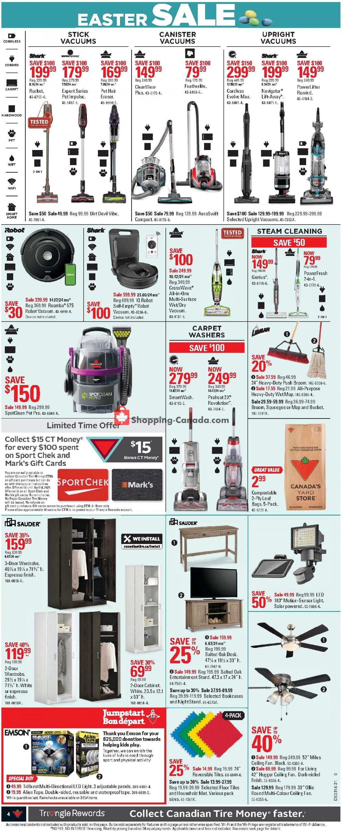 Canadian Tire flyer from Friday April 2, 2021 to Thursday April 8, 2021 - page 4