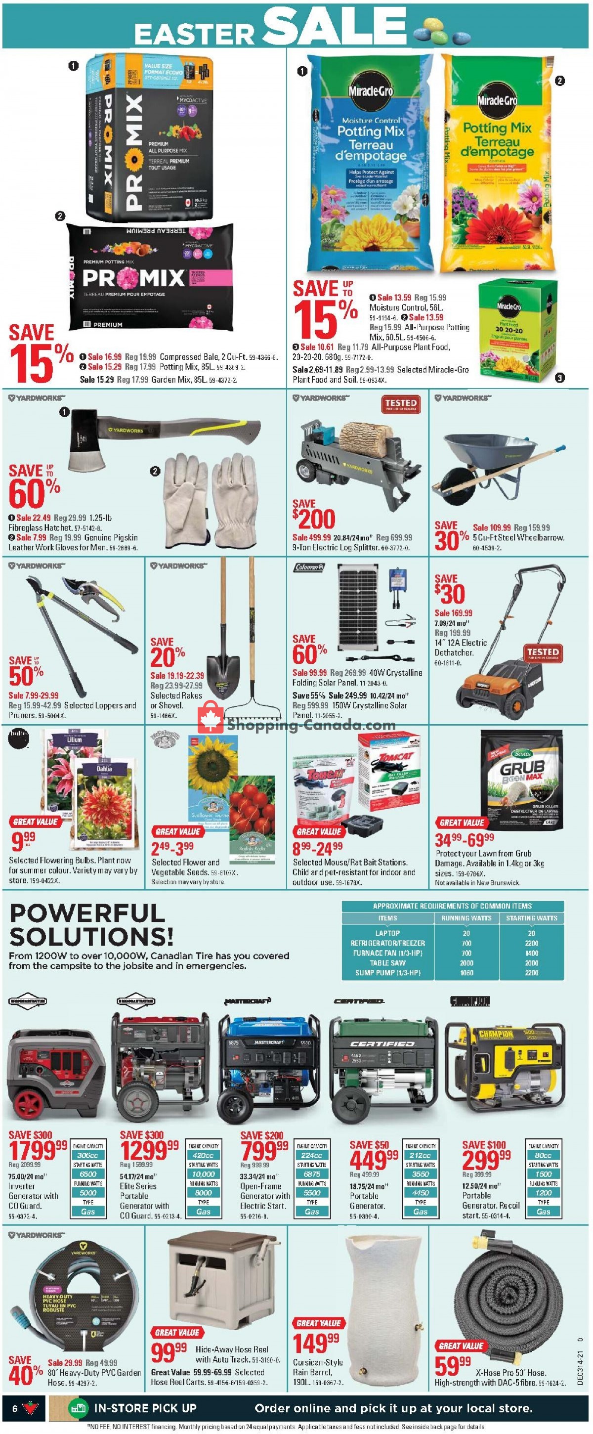 Canadian Tire flyer from Friday April 2, 2021 to Thursday April 8, 2021 - page 6