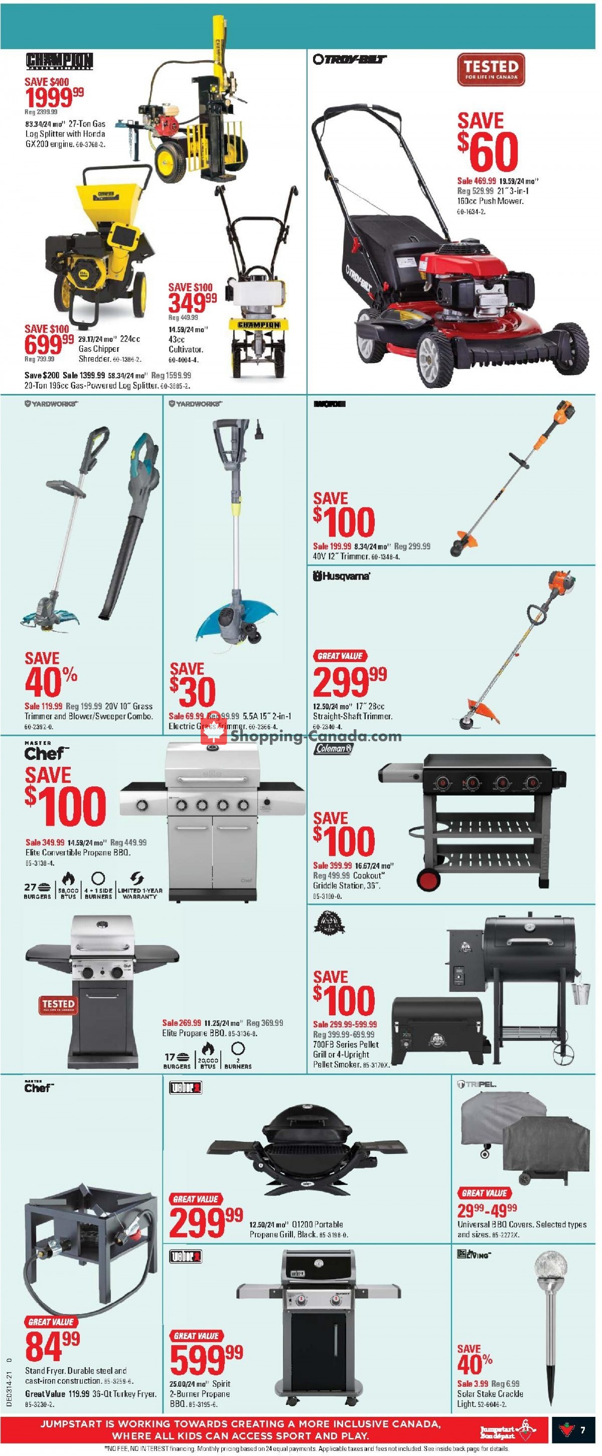 Canadian Tire flyer from Friday April 2, 2021 to Thursday April 8, 2021 - page 7