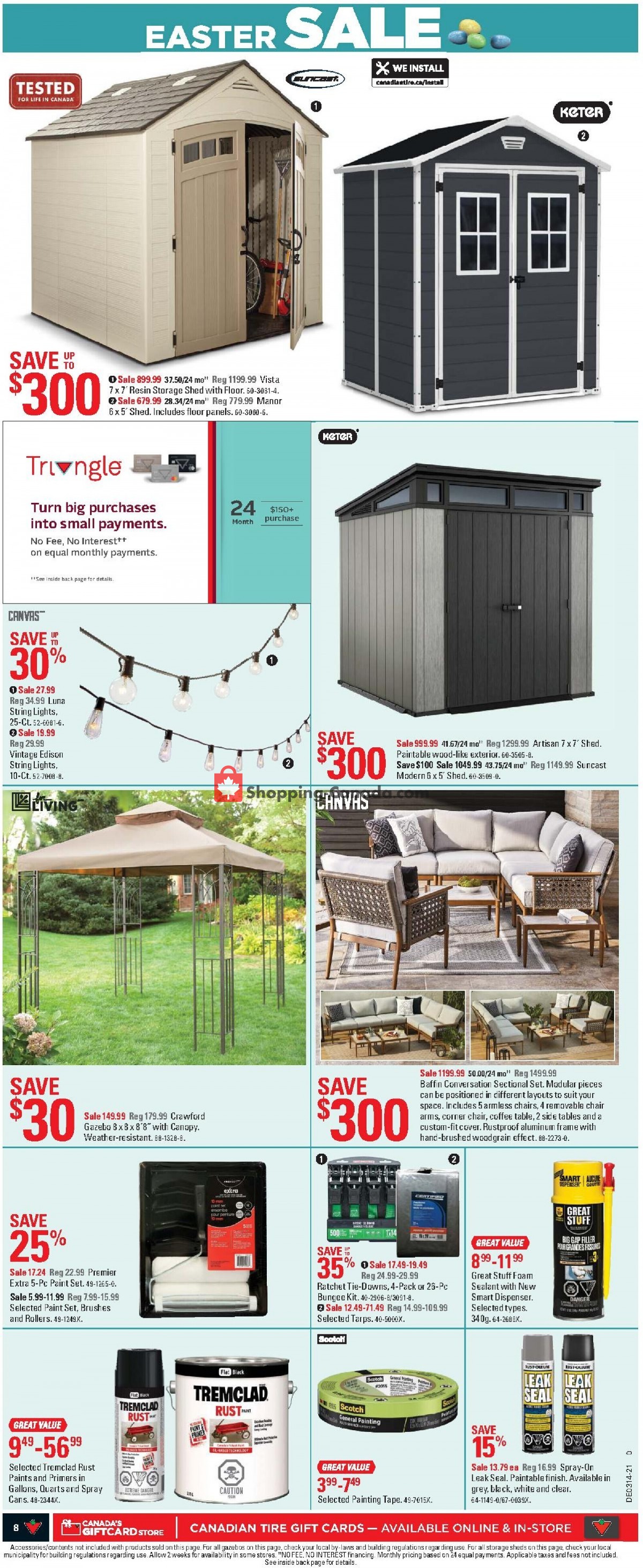 Canadian Tire flyer from Friday April 2, 2021 to Thursday April 8, 2021 - page 8
