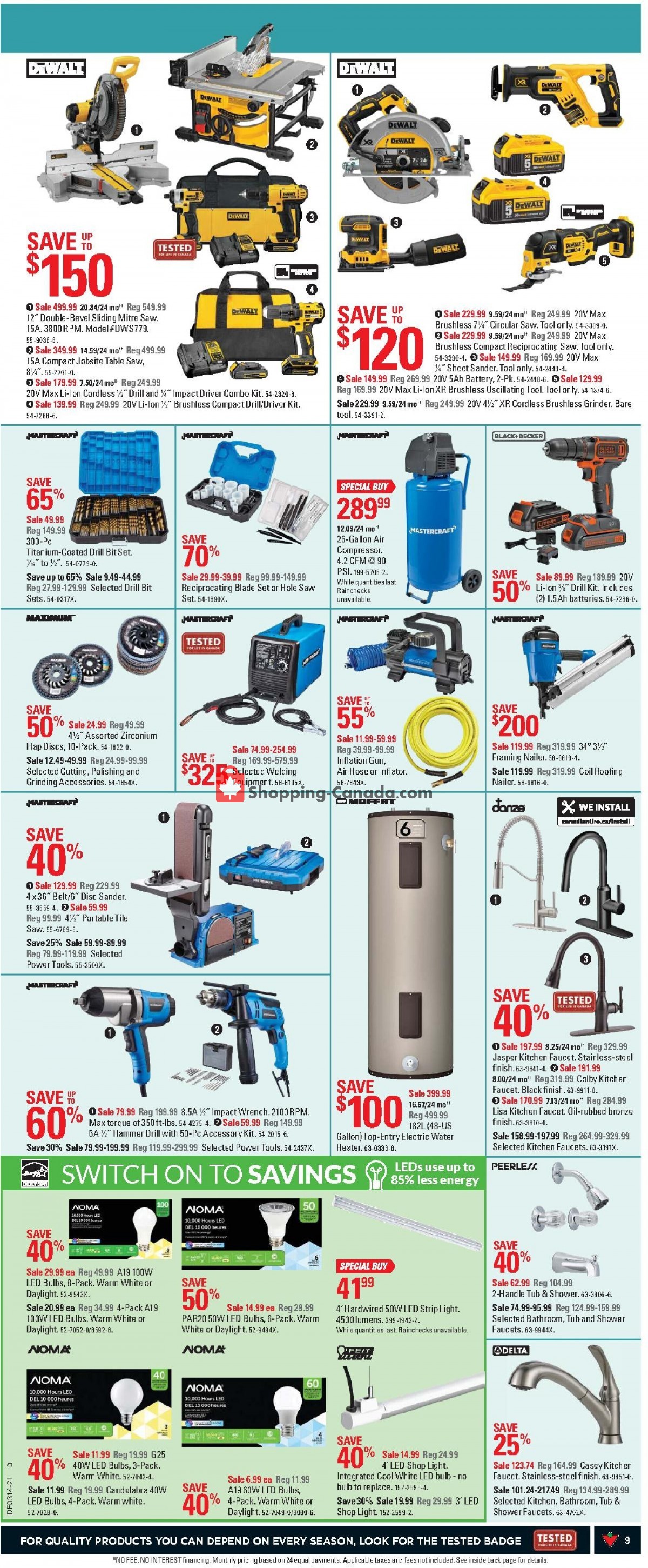 Canadian Tire flyer from Friday April 2, 2021 to Thursday April 8, 2021 - page 9