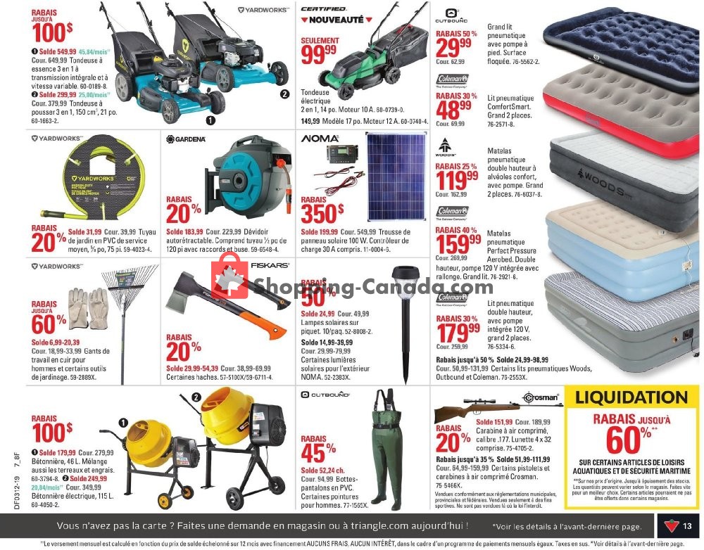 Canadian Tire flyer from Thursday March 14, 2019 to Wednesday March 20, 2019 - page 13