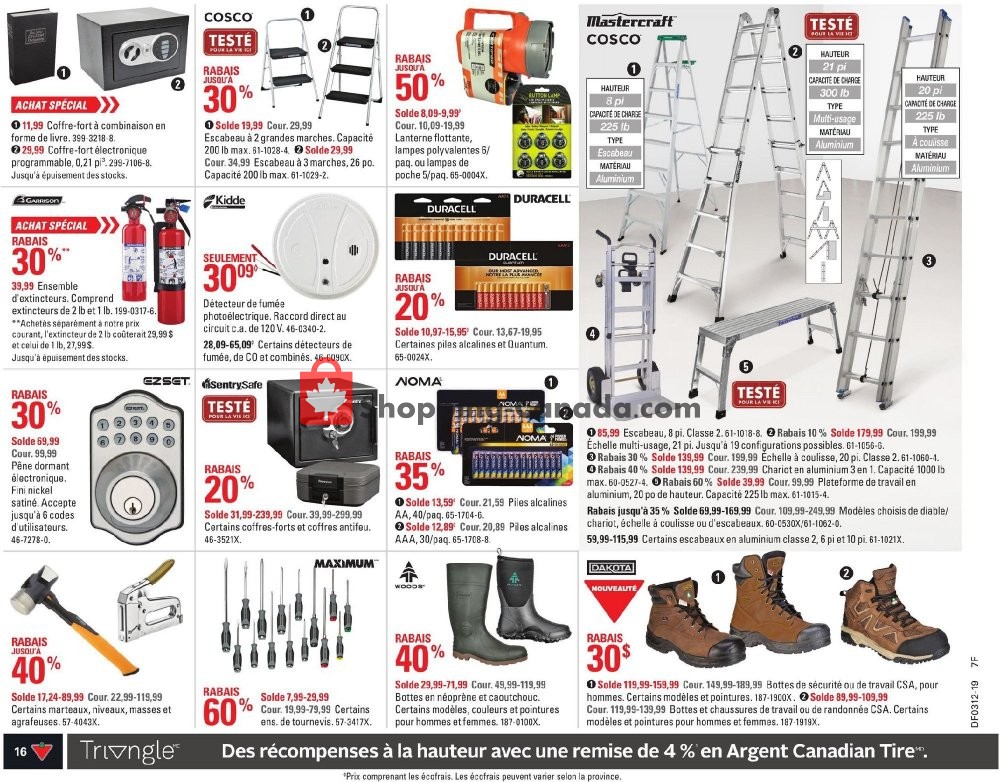 Canadian Tire flyer from Thursday March 14, 2019 to Wednesday March 20, 2019 - page 16