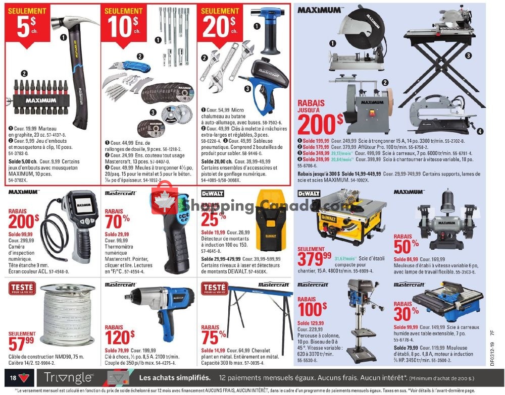 Canadian Tire flyer from Thursday March 14, 2019 to Wednesday March 20, 2019 - page 18