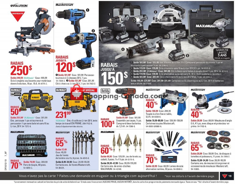 Canadian Tire flyer from Thursday March 14, 2019 to Wednesday March 20, 2019 - page 19