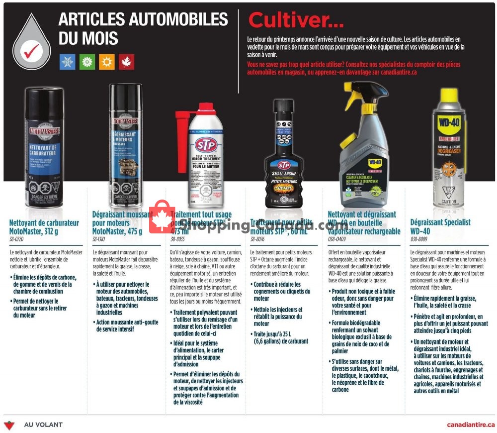 Canadian Tire flyer from Thursday March 14, 2019 to Wednesday March 20, 2019 - page 29