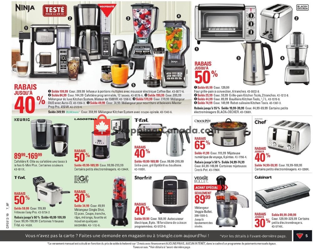 Canadian Tire flyer from Thursday March 14, 2019 to Wednesday March 20, 2019 - page 5